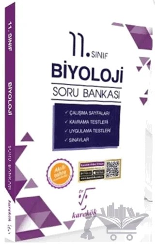 11. Sınıf Biyoloji Soru Bankası – Kolektif – Karekök Yayıncılık kitap kapağı