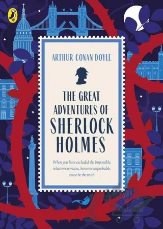 The Great Adventures of Sherlock Holmes – Sir Arthur Conan Doyle – Puffin Books kitap kapağı