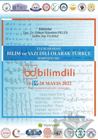 Uluslararası Bilim ve Yazı Dili Olarak Türkçe Sempozyumu – Kolektif – Hiperlink Yayınları kitap kapağı