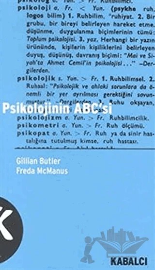 Psikolojinin ABC’si – Gillian Butler – Kabalcı Yayınevi kitap kapağı