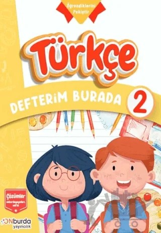 2. Sınıf Türkçe Defterim Burada – Kolektif – ONburda Yayınları kitap kapağı
