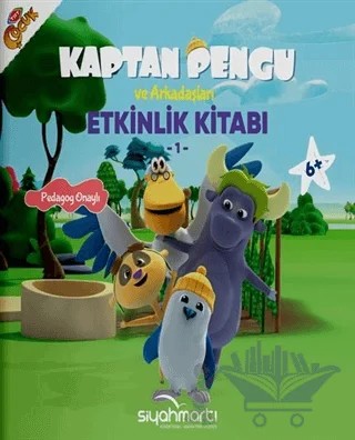 Kaptan Pengu ve Arkadaşları - Etkinlik Kitabı (6+ Yaş) – Fatma Hazan Türkkol, Hatice Özdemir Tülün – Burhan Yayınları kitap kapağı