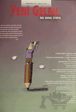 Yeni Gelen Dergisi Sayı: 10 - Aralık 2018 – Yeni Gelen Dergisi kitap kapağı