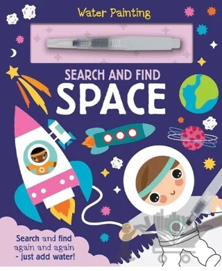 Water Painting - Search And Find Space – Kolektif – IMAGINE THAT kitap kapağı