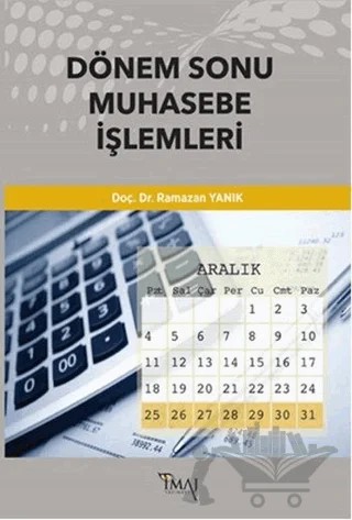 Dönem Sonu Muhasebe İşlemleri – Ramazan Yanık – İmaj Yayıncılık kitap kapağı