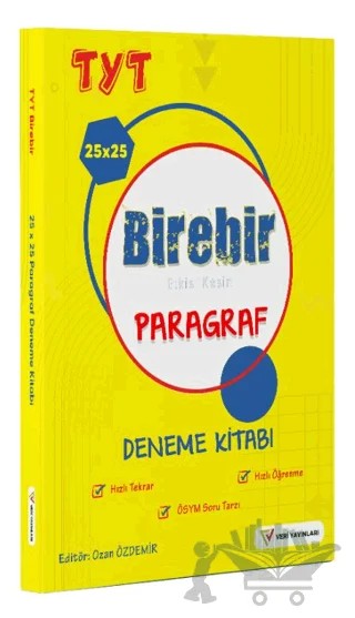 YKS TYT Birebir Etkisi Kesin 25X25 Paragraf Deneme Kitabı Veri Yayınları – Kolektif – Veri Yayınları kitap kapağı