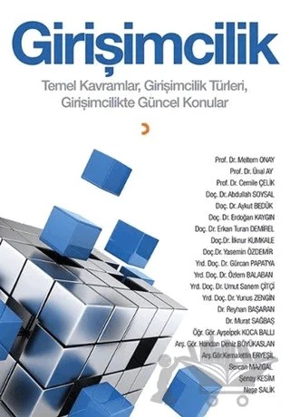Girişimcilik – Kolektif – Cinius Yayınları kitap kapağı