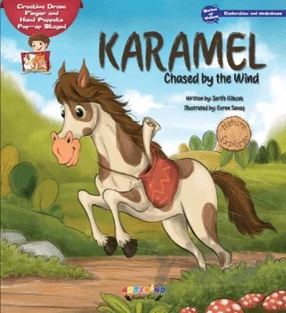 Karamel Chased by the Wind – Şerife Gökcek – Artenino Yayıncılık kitap kapağı
