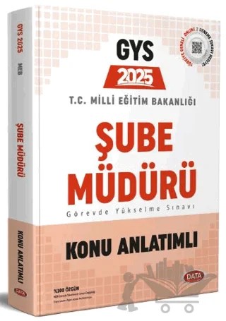 Milli Eğitim Bakanlığı Şube Müdürü GYS Konu Anlatımlı – Kolektif – Data Yayınları kitap kapağı