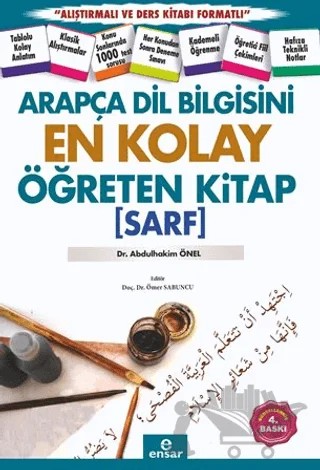 Arapça Dil Bilgisini En Kolay Öğreten Kitap (Sarf) – Abdülhakim Önel – Ensar Neşriyat kitap kapağı