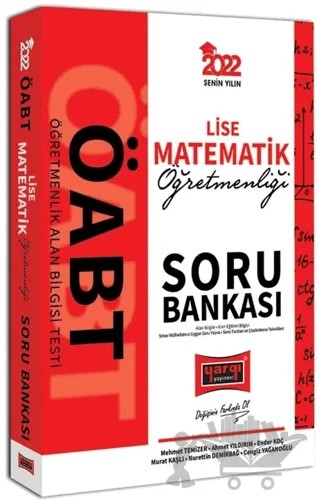 2022 ÖABT Lise Matematik Öğretmenliği Soru Bankası – Kolektif – Yargı Yayınevi kitap kapağı