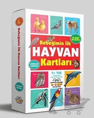 Bebeğimin İlk Hayvan Kartları – Kolektif – 0-6 Yaş Yayınları kitap kapağı