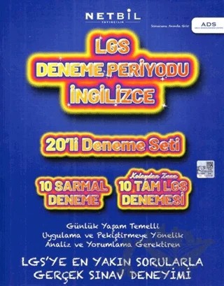 8. Sınıf LGS Deneme Periyodu İngilizce 20'li Deneme – Kolektif – Netbil Yayıncılık kitap kapağı