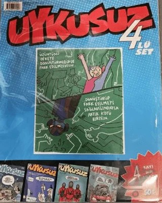 Uykusuz Dergisi 2024 - 04 - 4'lü Set – Mürekkep Basın Yayın kitap kapağı