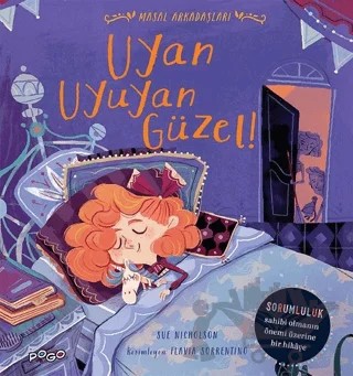 Uyan Uyuyan Güzel - Masal Arkadaşları – Sue Nicholson – Pogo Çocuk kitap kapağı