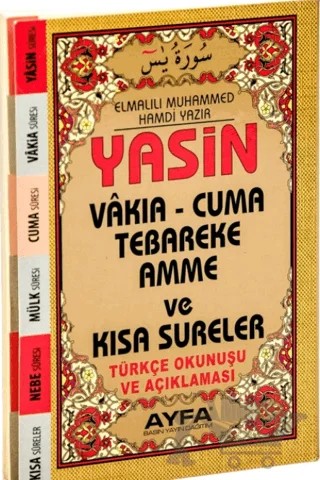 Cep Boy Üçlü Yasin Fihristli Ayfa038 – Kolektif – Ayfa Basın Yayın kitap kapağı