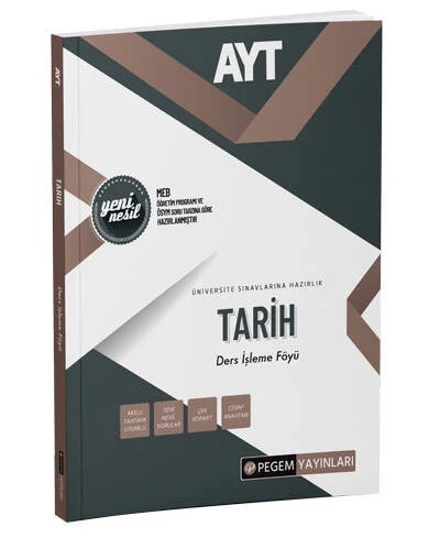 AYT Tarih Ders İşleme Föyü – Pegem Akademi Yayıncılık kitap kapağı