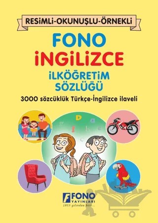 Fono İngilizce İlköğretim Sözlüğü – Şima Erdevir, Şerif Meriç, Kristin Penelope Jones – Fono Yayınları kitap kapağı