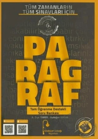 TYT AYT Paragraf Tüm Zamanların Tüm Sınavları İçin Soru Bankası – A. Ziya Tamer, Aydoğan Doğan – Edebiyat Sokağı Yayınları kitap kapağı