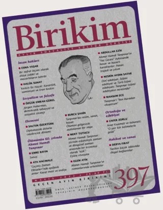 Birikim Aylık Sosyalist Kültür Dergisi Sayı: 397 – Birikim Yayınları kitap kapağı