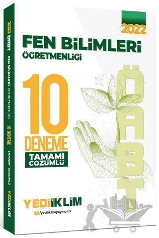 2022 ÖABT Fen Bilimleri Öğretmenliği 10 Deneme Çözümlü – Kolektif – Yediiklim Yayınları kitap kapağı