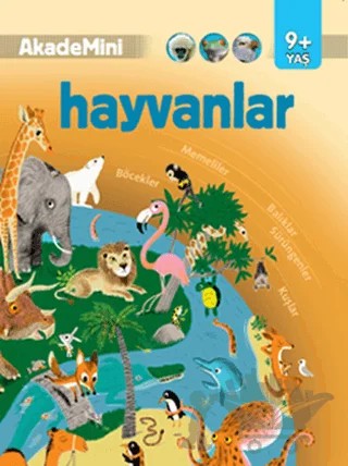 Akademini - Hayvanlar – Anne Bleuzen, Frederic Denhez – Doğan Egmont Yayıncılık kitap kapağı