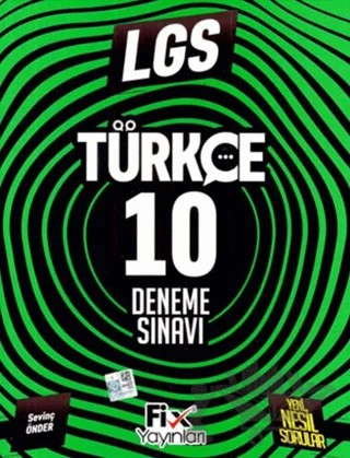 8. Sınıf LGS Türkçe 10 Denemeleri – Kolektif – Fix Yayınları kitap kapağı