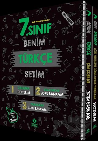 7. Sınıf Benim Türkçe Setim – Murat Koşar – Örnek Akademi kitap kapağı