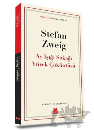 Ay Işığı Sokağı Yürek Çöküntüsü – Stefan Zweıg – Kırmızı Kedi Yayınevi kitap kapağı