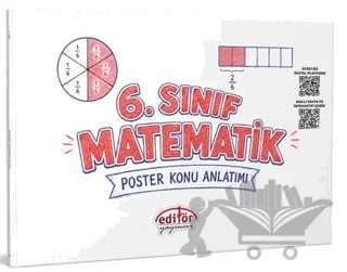 6. Sınıf Matematik Poster Konu Anlatımlı – Kolektif – Editör Yayınevi kitap kapağı