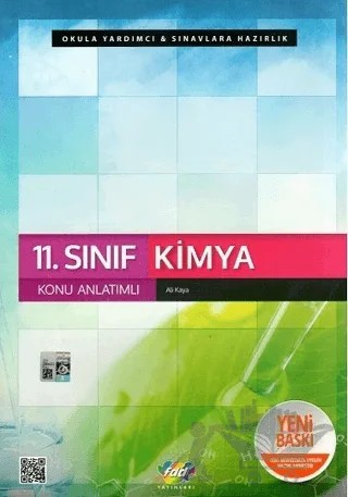 11. Sınıf Kimya Konu Anlatımlı – Ali Kaya – Fdd Yayınları kitap kapağı