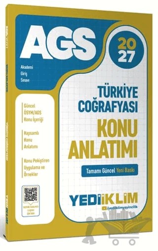 2027 MEB AGS Türkiye Coğrafyası Konu Anlatımı – Kolektif – Yediiklim Yayınları kitap kapağı