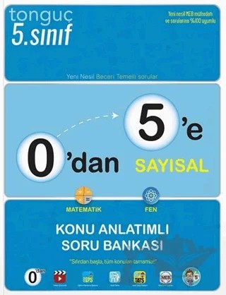 0'dan 5'e Sayısal Konu Anlatımlı Soru Bankası – Kolektif – Tonguç Akademi kitap kapağı
