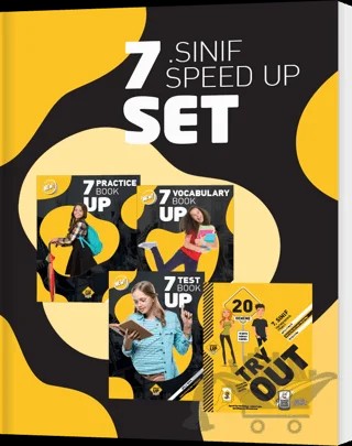 7. Sınıf Try Out + Test + Vocabulary + Practice Book 4'lü Set – Kolektif – Speed Up Publishing kitap kapağı