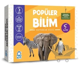 Popüler Bilim Hayvanlar Set (5 Kitap) – Kolektif – Mavi Kirpi Yayınları kitap kapağı