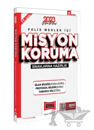 Yargı Yayınları 2023 Yıldız Serisi PAEM Misyon Koruma Rütbe Terfi ve Tüm Branş Sınavlarına Hazırlık Silah Bilgisi-Protokol Bilgisi-Yabancı Dil Konu Anlatımı ve Soru Bankası (Modül 7) – Kolektif – Yargı Yayınevi kitap kapağı