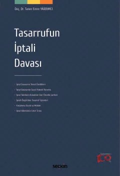 Tasarrufun İptali Davası – Taner Emre Yardımcı – Seçkin Yayıncılık kitap kapağı