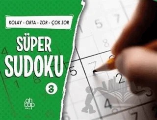 Süper Cep Sudoku 3 – Ayhan Aslan – Ahbap Kitap kitap kapağı
