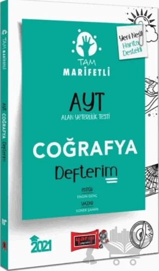 AYT Tam Marifetli Coğrafya Defterim – Kolektif – Yargı Yayınevi kitap kapağı