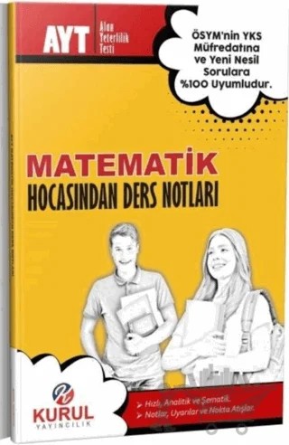 AYT Matematik Hocasından Ders Notları – Kolektif – Kurul Yayıncılık kitap kapağı