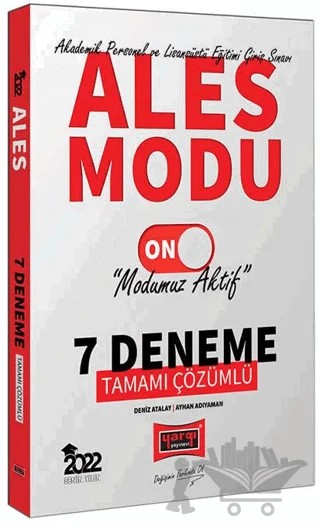 ALES Modu Tamamı Çözümlü 7 Deneme – Kolektif – Yargı Yayınevi kitap kapağı