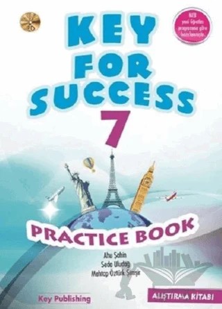 7. Sınıf Key For Success Practice Book – Ahu Şahin, Mehtap Öztürk Şimşir, Seda Uludağ – Key Publishing kitap kapağı