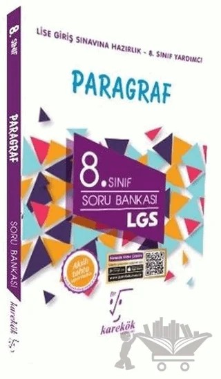 8. Sınıf LGS Paragraf Soru Bankası – Ebru Çaloğlu – Karekök Yayıncılık kitap kapağı
