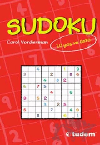 Sudoku 10 Yaş ve Üstü – Carol Vorderman – Tudem Yayınları kitap kapağı