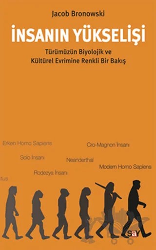 İnsanın Yükselişi – Jacob Bronowski – Say Yayınları kitap kapağı