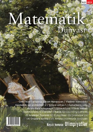Matematik Dünyası Dergisi Sayı: 111 – Nesin Yayınevi kitap kapağı