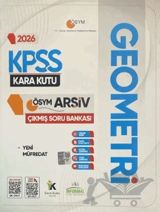 2026 KPSS Geometrinin Kara Kutusu ÖSYM Çıkmış Soru Havuzu Bankası Konu Özetli Video/PDF Çözümlü – Kolektif – Karakutu Yayın kitap kapağı