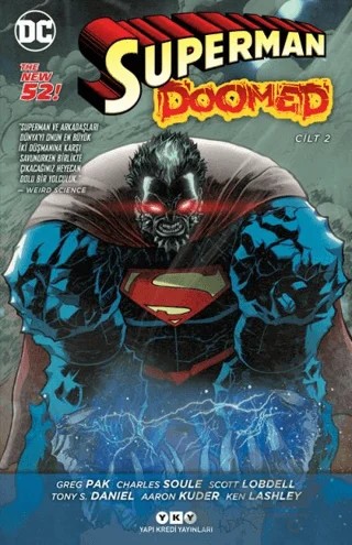 Superman Cilt 2: Doomed – Aaron Kuder, Greg Pak, Scott Lobdell, Tonys Daniel – Yapı Kredi Yayınları kitap kapağı