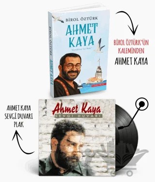Plaklı Kitaplar - Ahmet Kaya - Sevgi Duvarı Plak – Birol Öztürk – Plak kitap kapağı