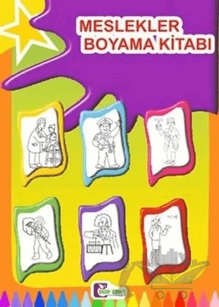 Meslekler Boyama Kitabı – Murat Yazıcı – Mor Elma Yayıncılık kitap kapağı